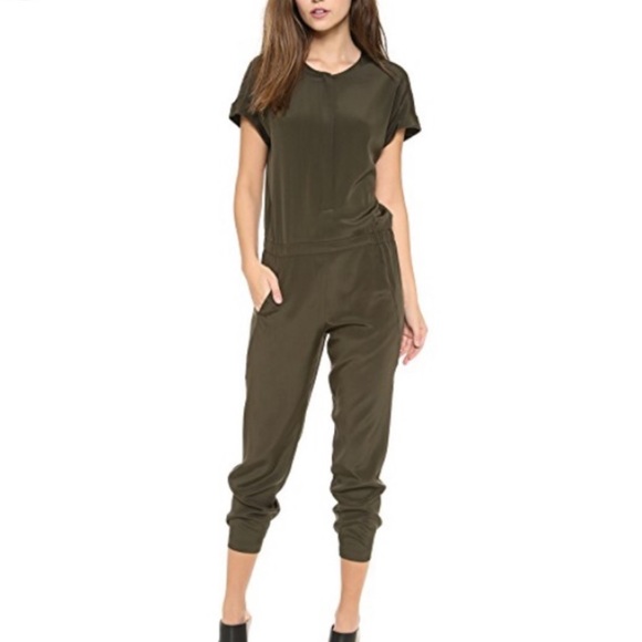 BNWOT VINCE 💯 SILK JUMPSUIT - Picture 2 of 2